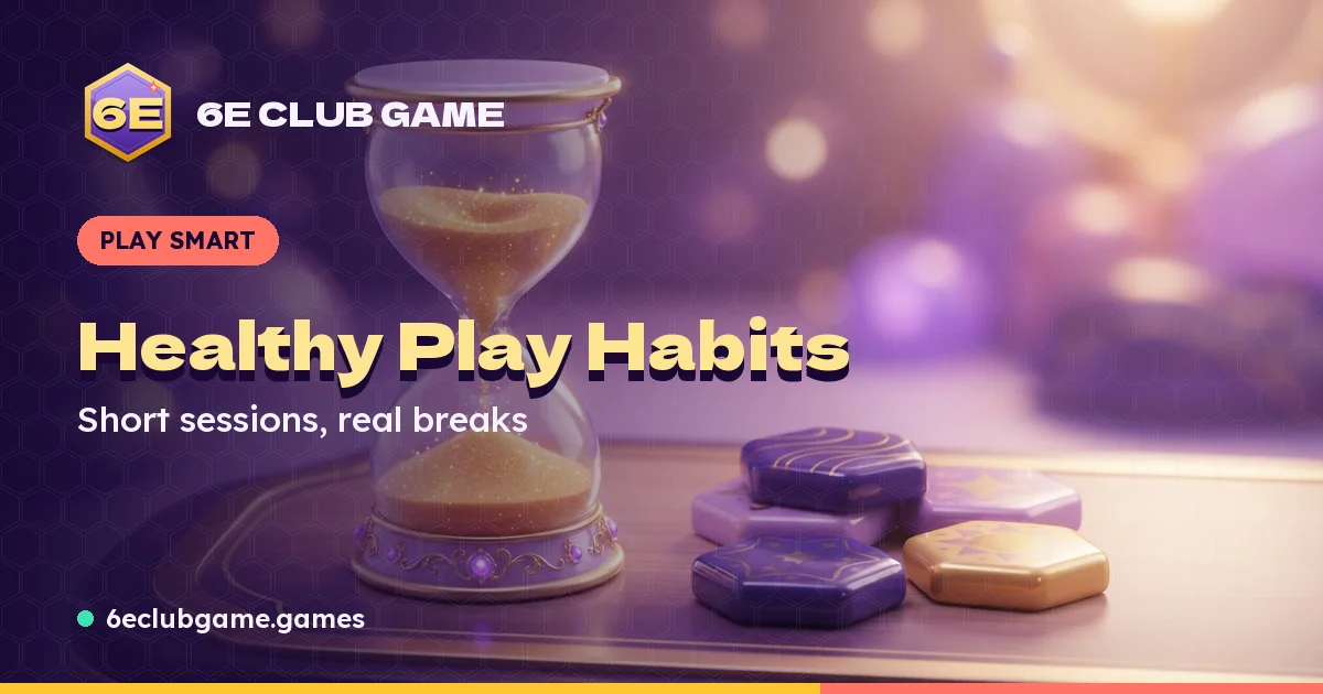 Play Smart at 6E Club Game banner